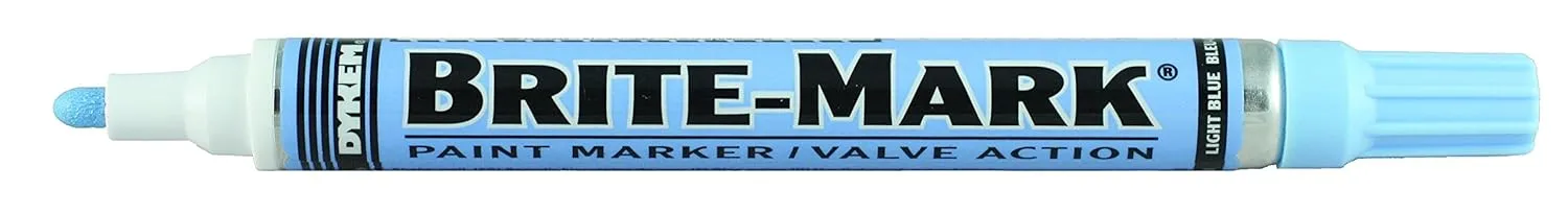 Brite-Mark Medium Tip Paint Marker, Light Blue
