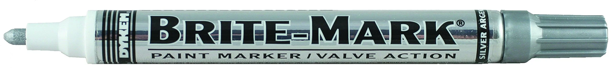 Brite-Mark Medium Tip Paint Marker, Silver