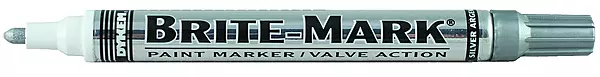 Brite-Mark Medium Tip Paint Marker, Silver