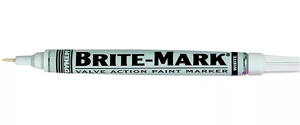 DYKEM BRITE-MARK Medium Tip Paint Marker, White