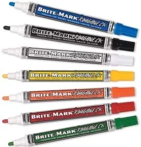 DYKEM ITW Professional Brands 253-84207 Brite-Mark Roughneck Green