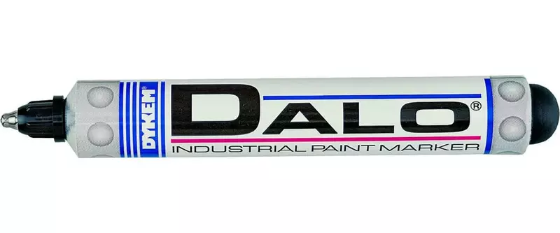 DALO Industrial Paint Marker, Black, Medium Tip