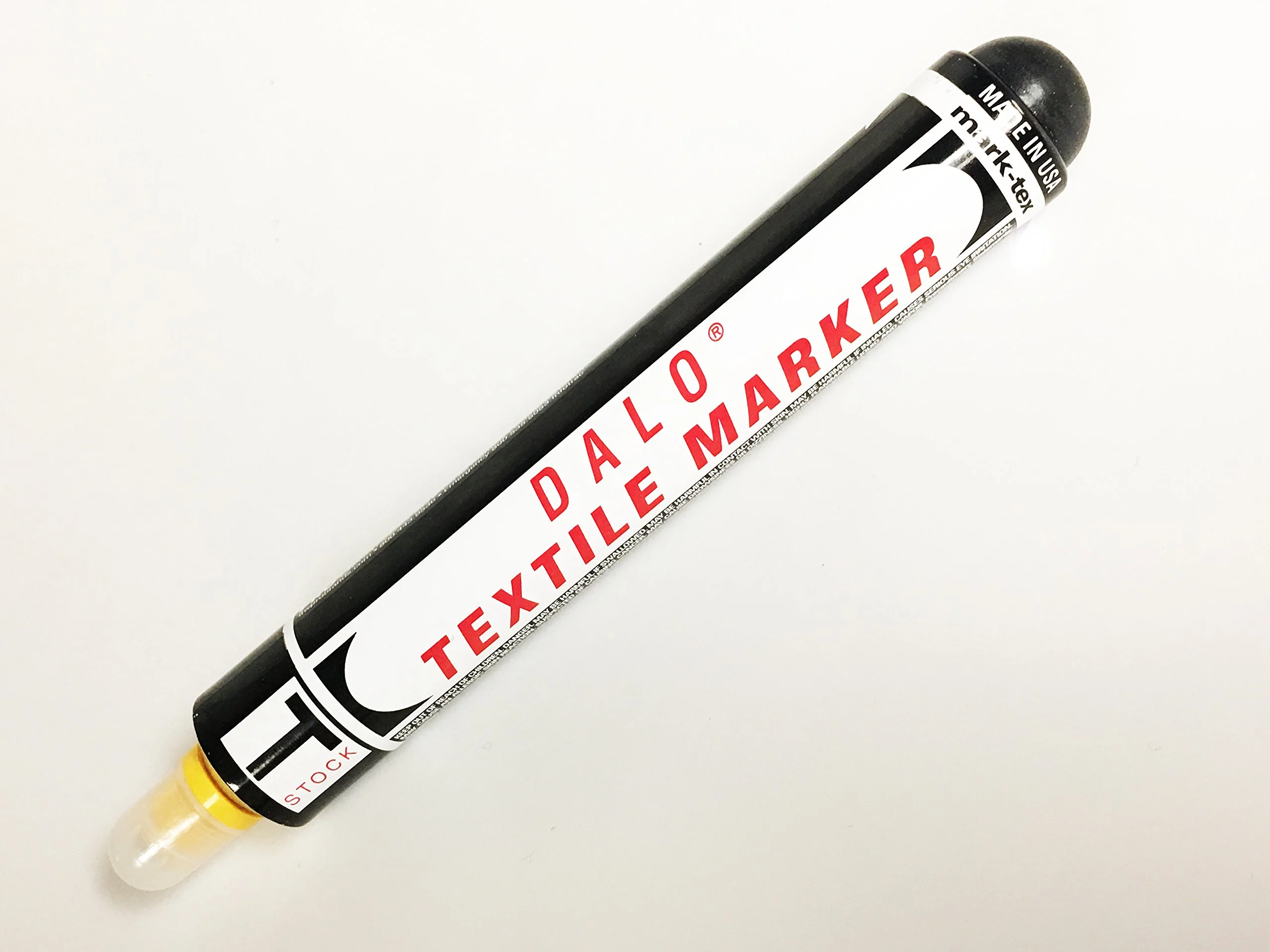 Dykem Dalo 30635 Yellow Medium Marking Pen - Tip Type: Medium 23063 [PRICE is per EACH]