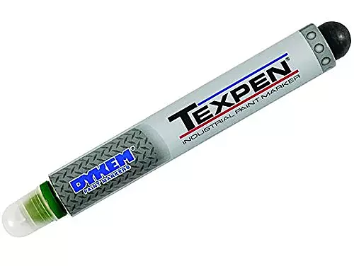 Ind Paint Marker, Valve Action, Green