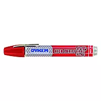 DYKEM Industrial Paint Marker,Red,Medium Tip