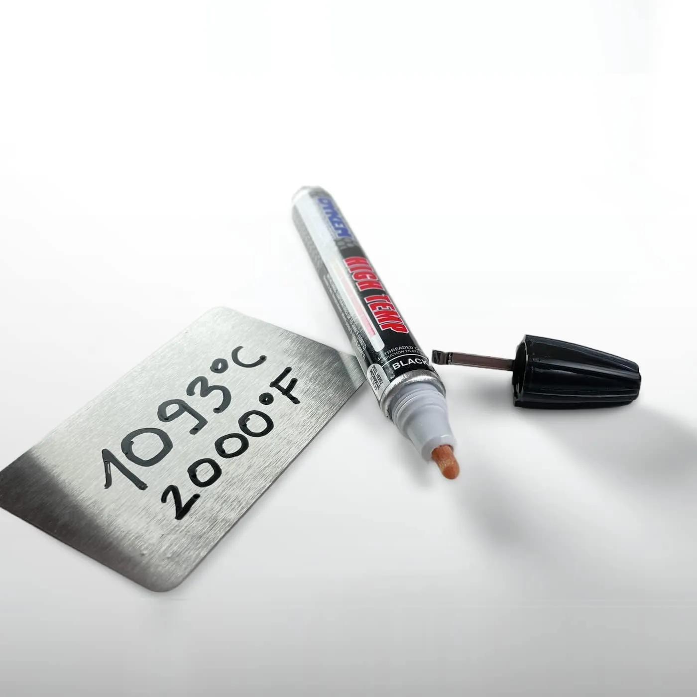 DYKEM Paint Marker,High Temp,Black,Medium Tip