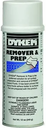 Layout Fluid Remover and Prep, 12 Oz. Net