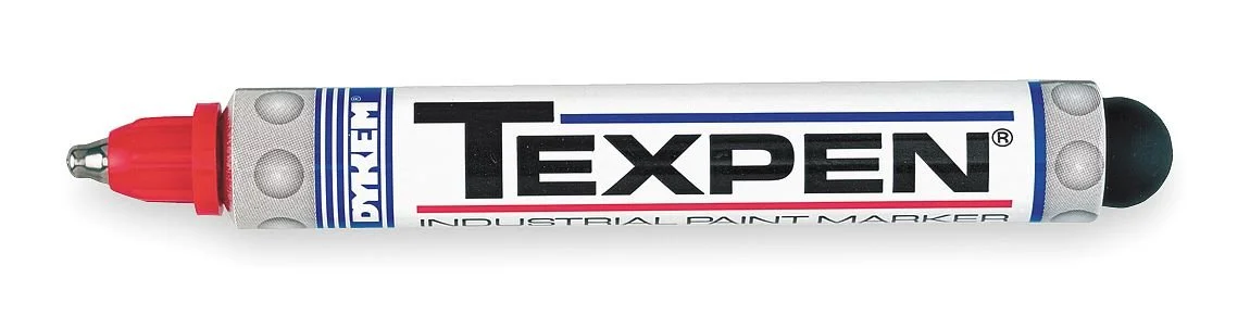 DYKEM Steel Tip Marker - Red (Medium Tip) - Model 16023