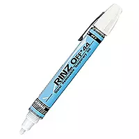 Dykem Rinz-Off 47095 White Medium Marking Pen - 44709 [PRICE is per EACH]