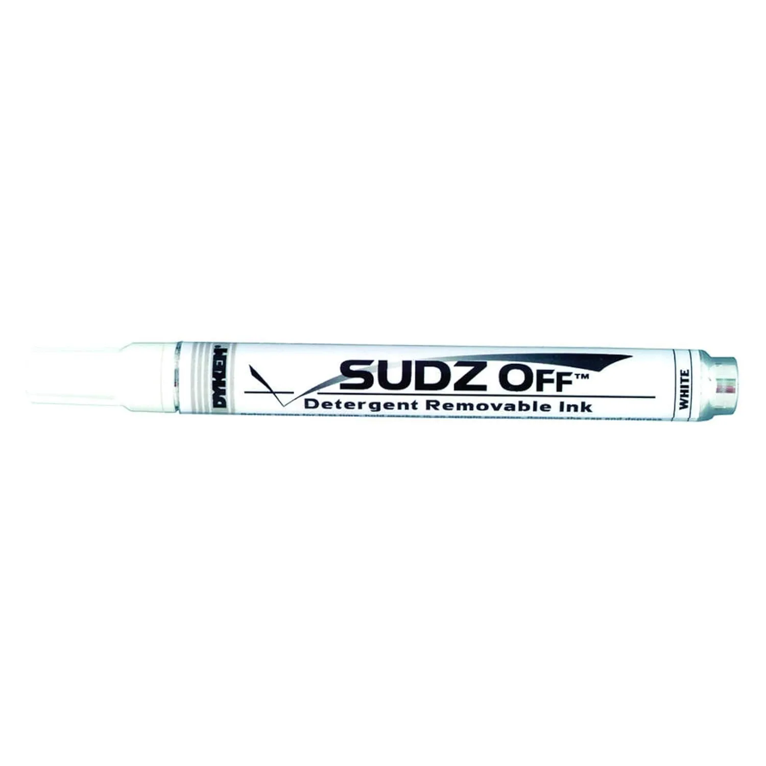 Dykem Sudz-Off 11466 White Medium Marking Pen - 91146 [PRICE is per EACH]