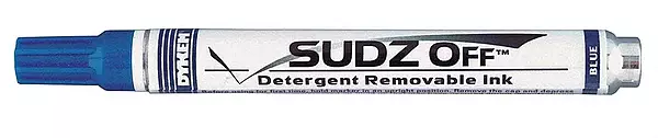 Dykem Sudz-Off 19387 Blue Medium Marking Pen - 91938 [PRICE is per EACH]
