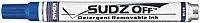 Dykem Sudz-Off 19387 Blue Medium Marking Pen - 91938 [PRICE is per EACH]