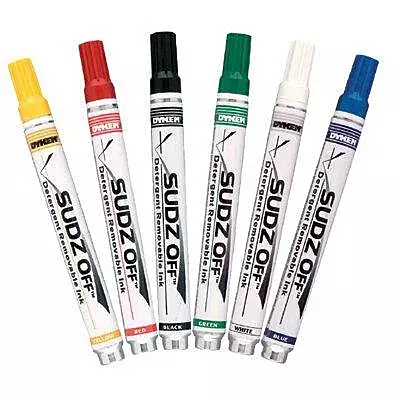 Dykem Sudz-Off 19394 Red Medium Marking Pen - 91939 [PRICE is per EACH]