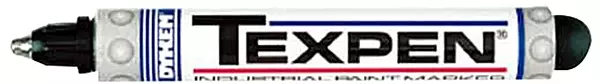 Reid Supply Company Dykem Texpen 60338 Black Medium Marking Pen - 16033 [PRICE is per EACH]