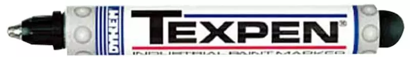 Reid Supply Company Dykem Texpen 60338 Black Medium Marking Pen - 16033 [PRICE is per EACH]