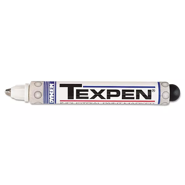 DYKEM 16083 TEXPEN Industrial Paint Marker Pen Medium Tip White