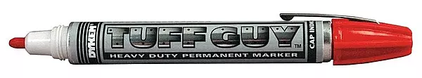 Dykem Tuff Guy 48191 Red Medium Marking Pen - 44819 [PRICE is per EACH]
