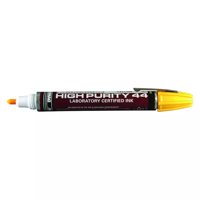 Dykem 49167 Yellow Medium Marking Pen - 44916 [PRICE is per EACH]
