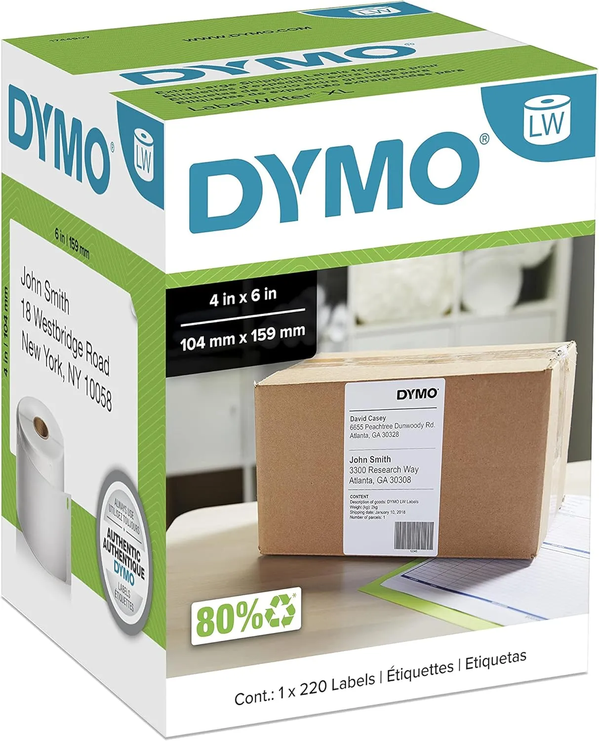 DYMO LW Extra-Large Shipping Labels