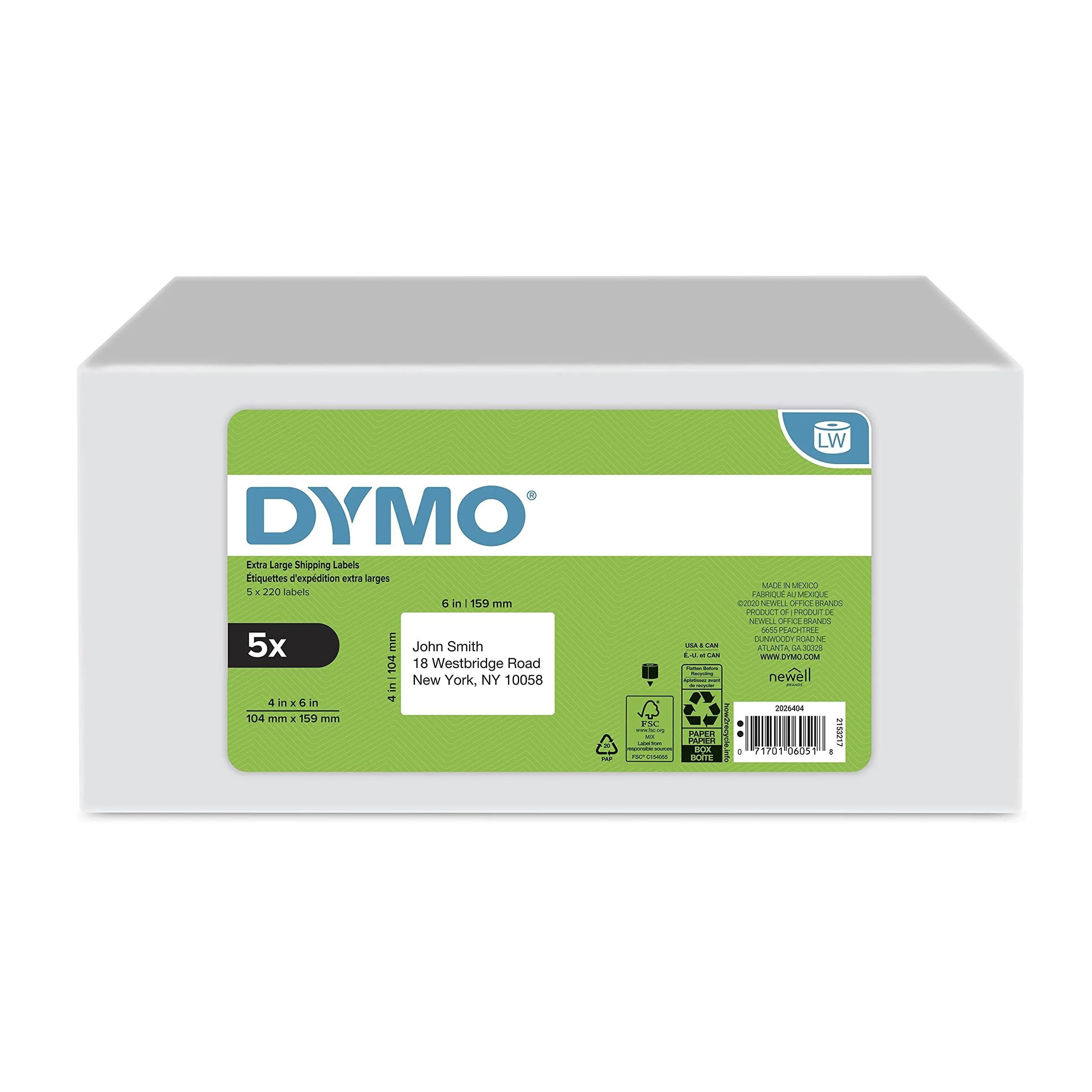 DYMO LW Extra-Large Shipping Labels