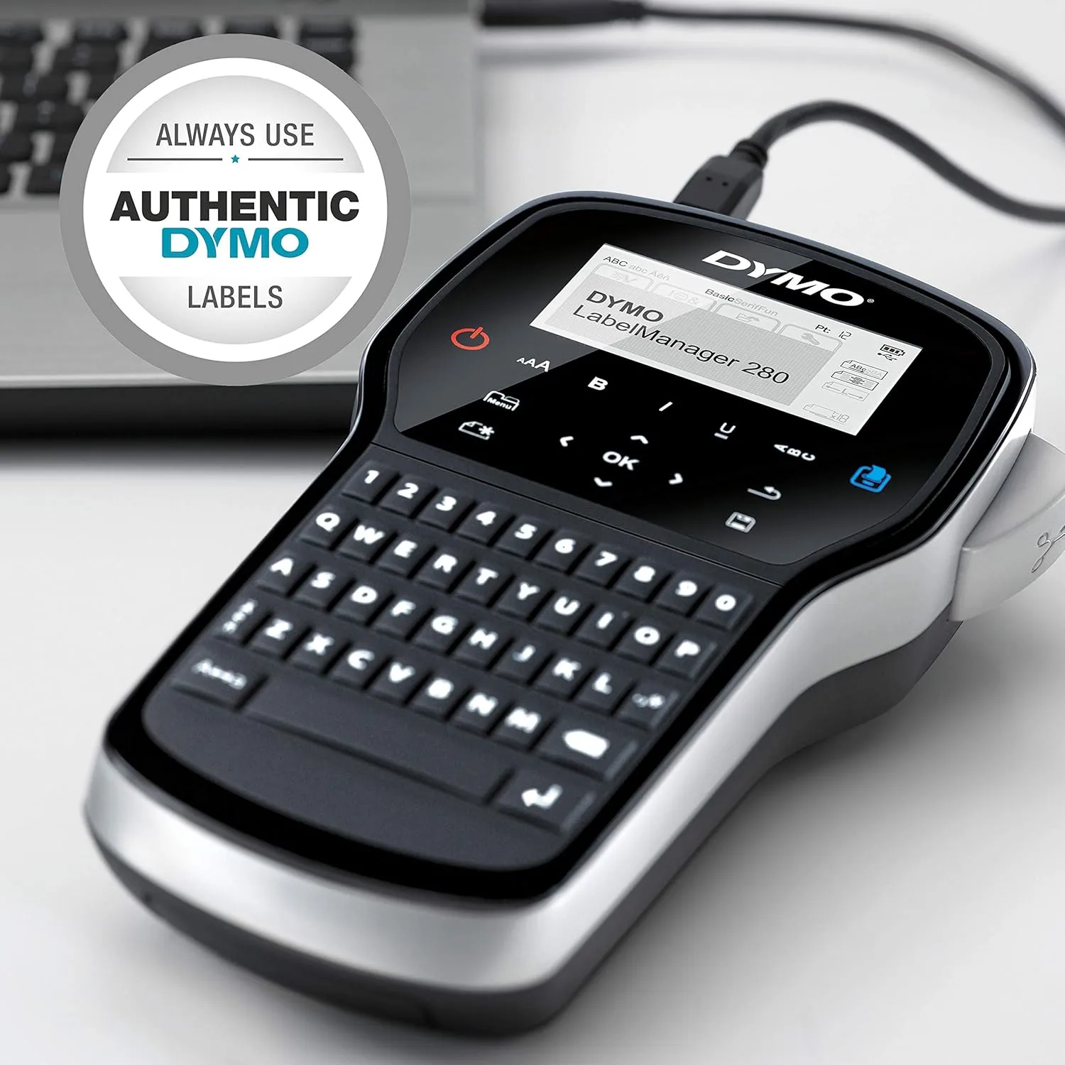 DYMO LabelManager Rechargeable Portable Label Maker with USB