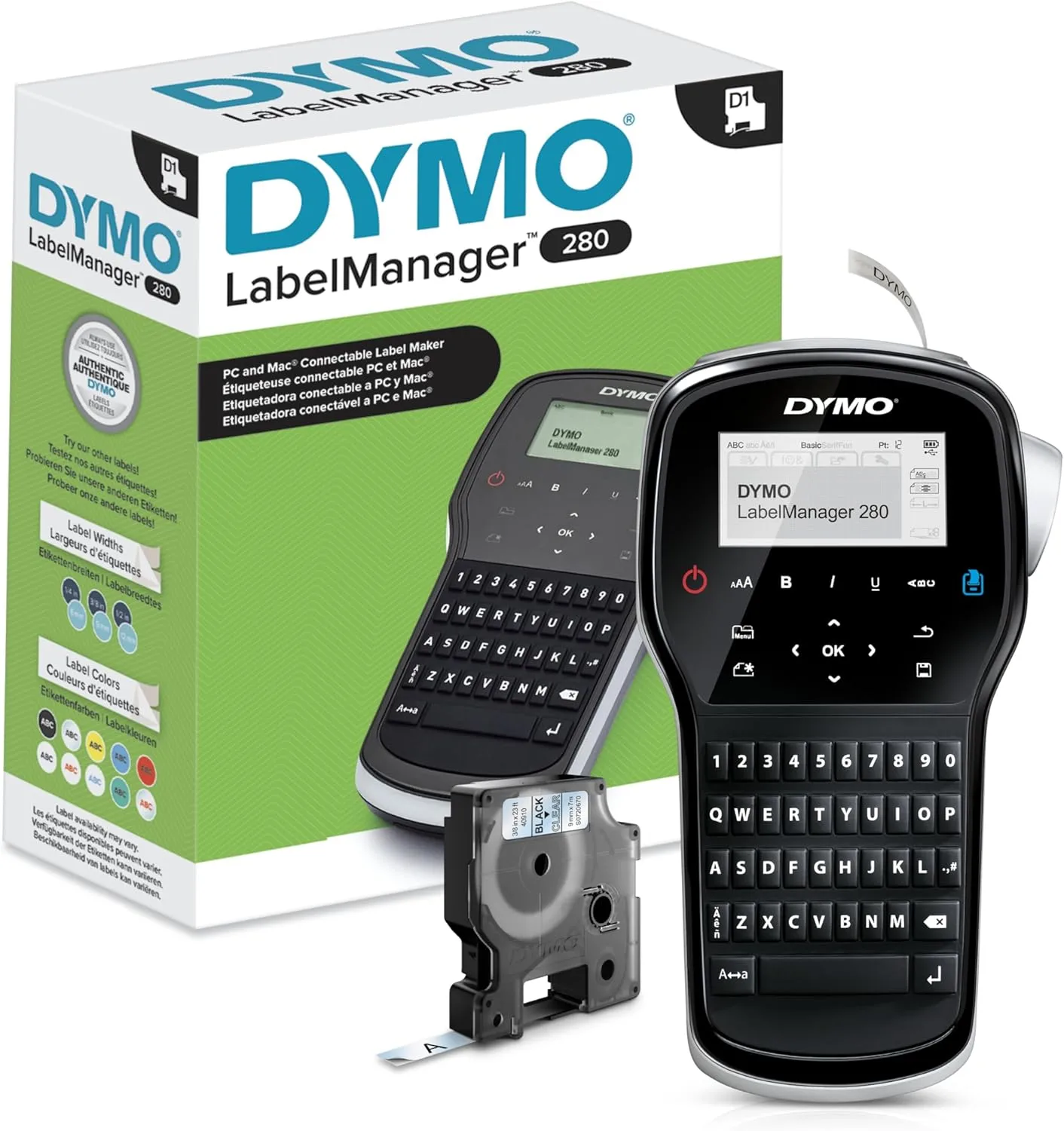 DYMO LabelManager Rechargeable Portable Label Maker with USB