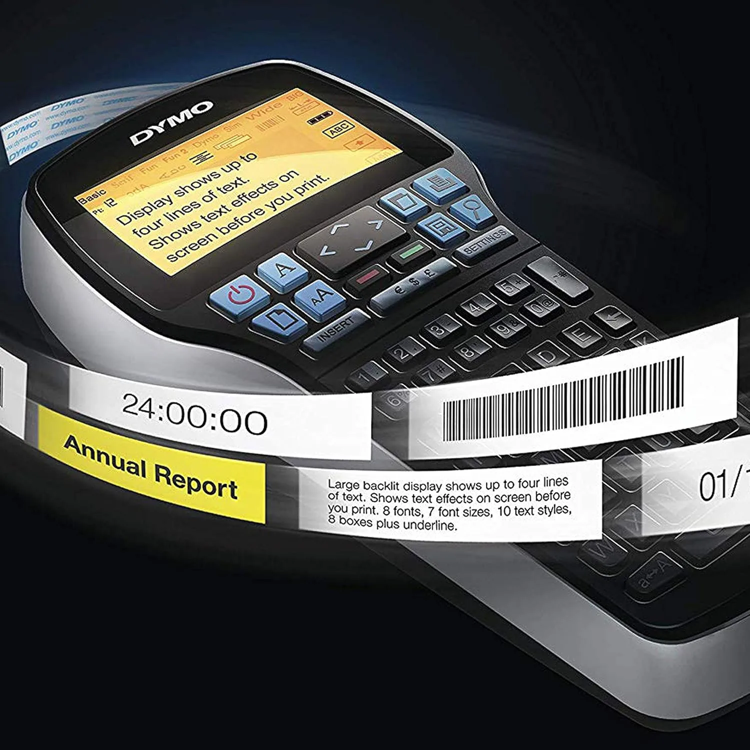 DYMO LabelManager Rechargeable Portable Label Maker with USB