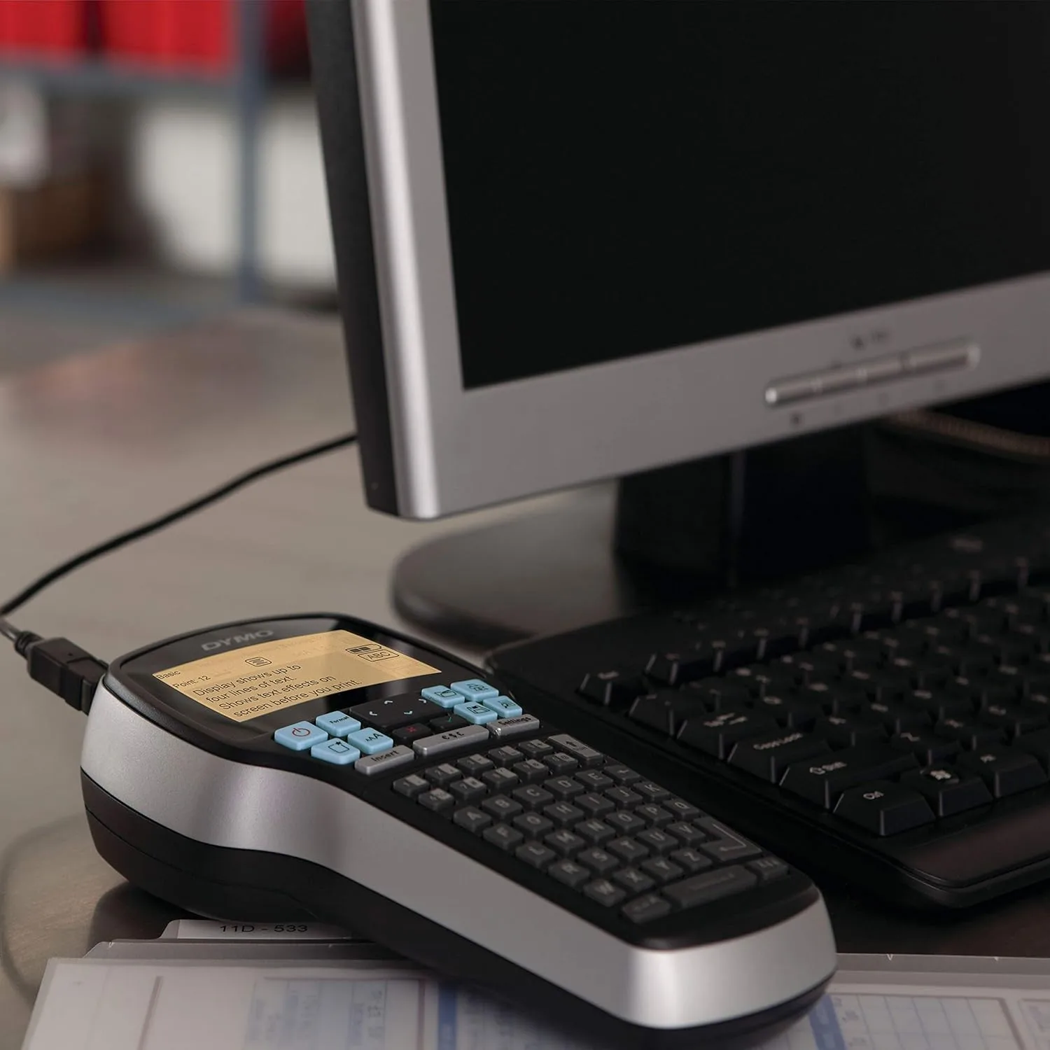 DYMO LabelManager Rechargeable Portable Label Maker with USB