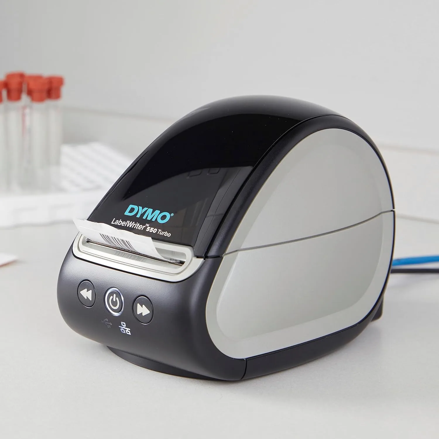 DYMO LabelWriter 550 Turbo Label Printer, Label Maker with High-Speed Direct Thermal Printing, Automatic Label Recognition