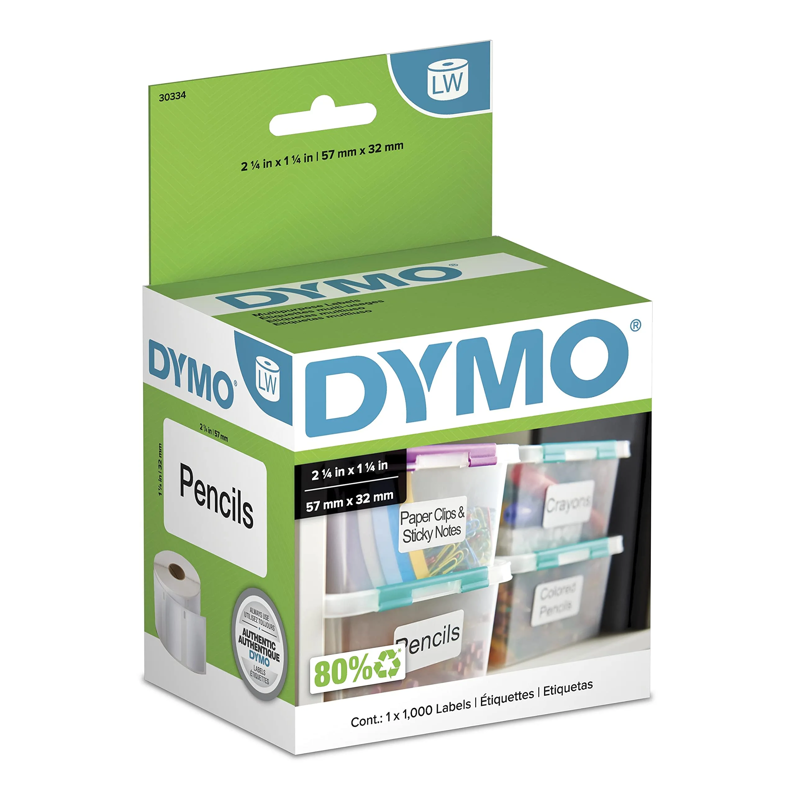 DYMO Multi-Purpose LabelWriter Labels - Direct Thermal Roll