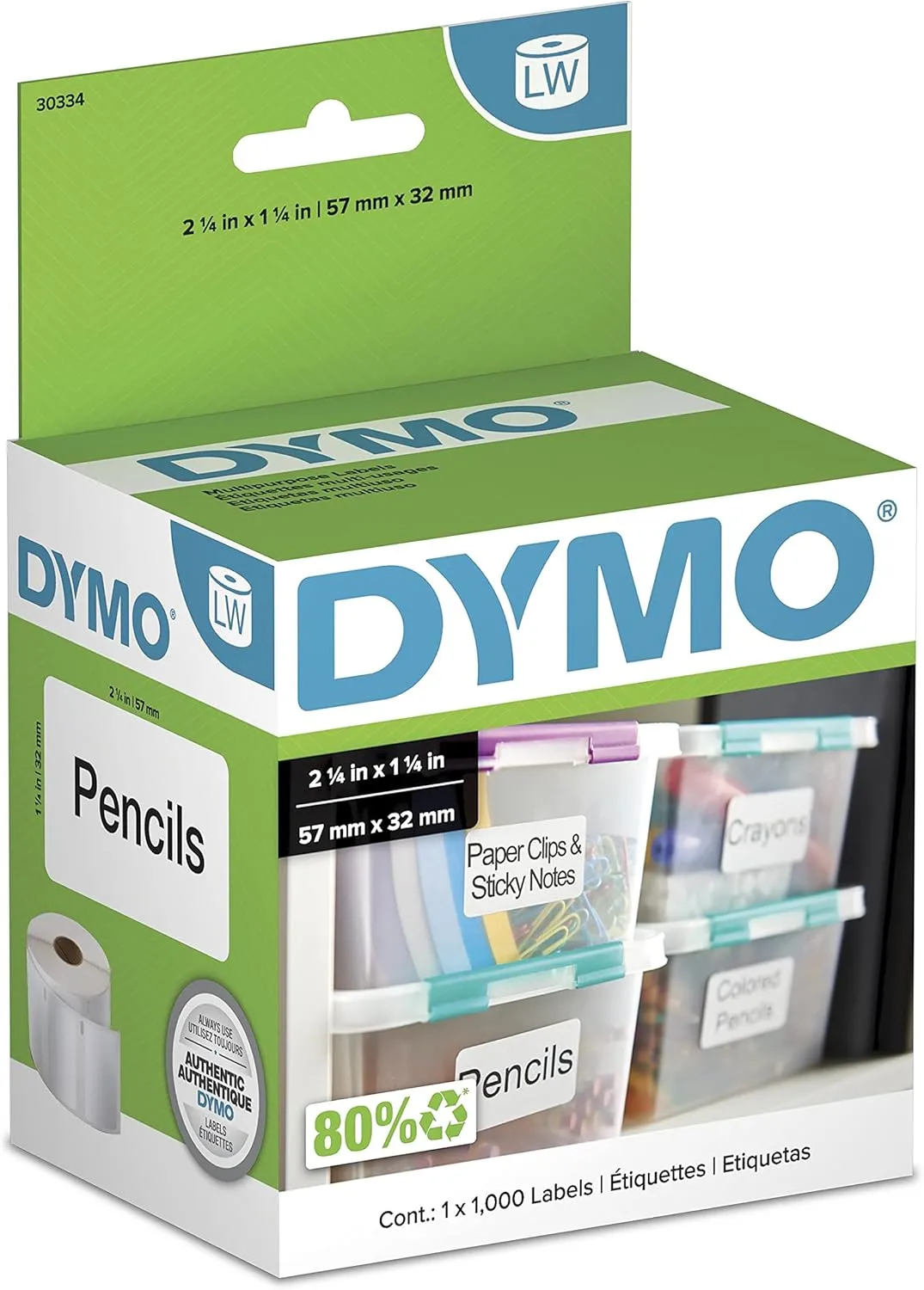 DYMO Multi-Purpose LabelWriter Labels - Direct Thermal Roll