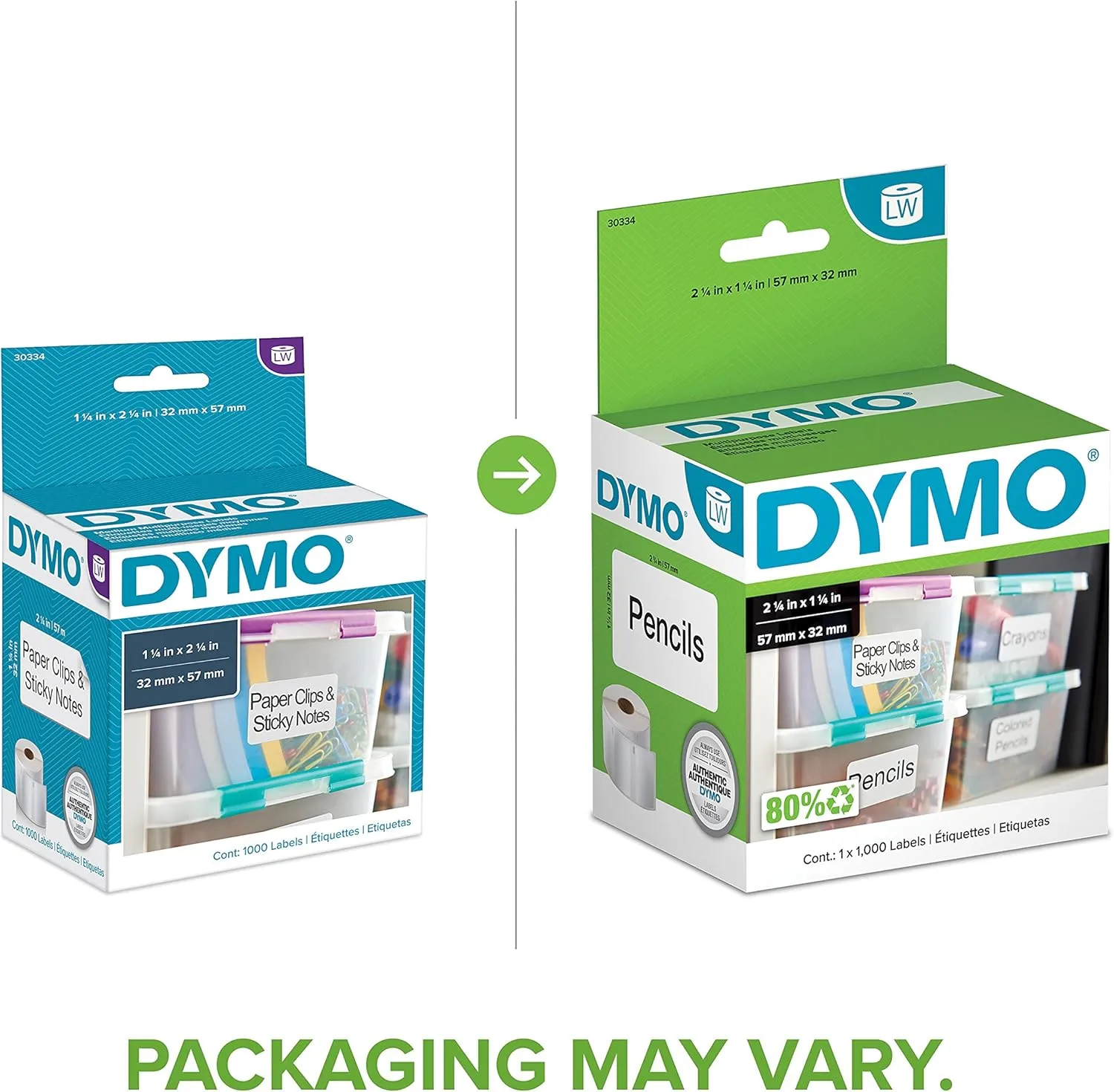 DYMO Multi-Purpose LabelWriter Labels - Direct Thermal Roll