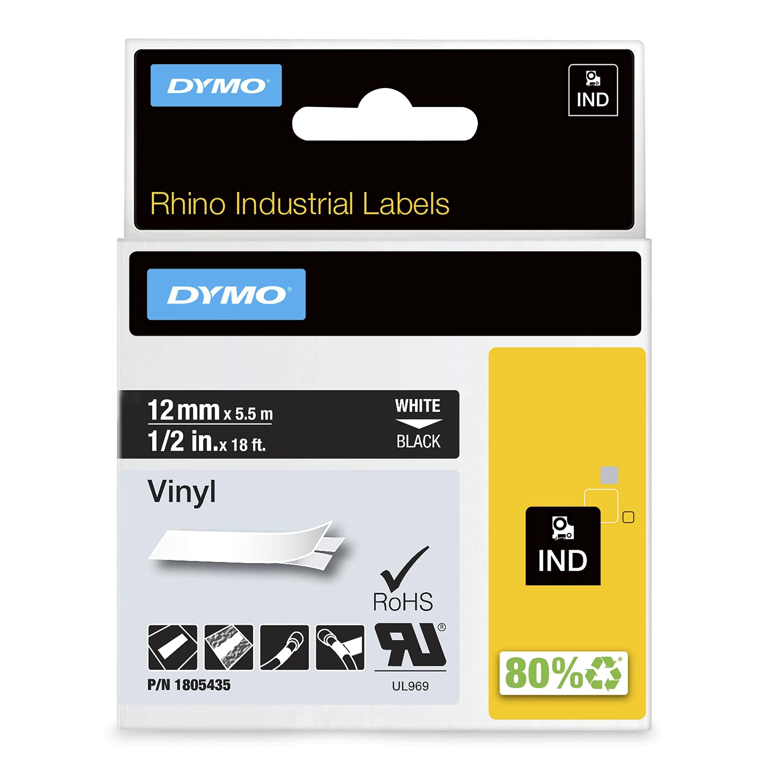 DYMO Rhino Industrial Vinyl Labels