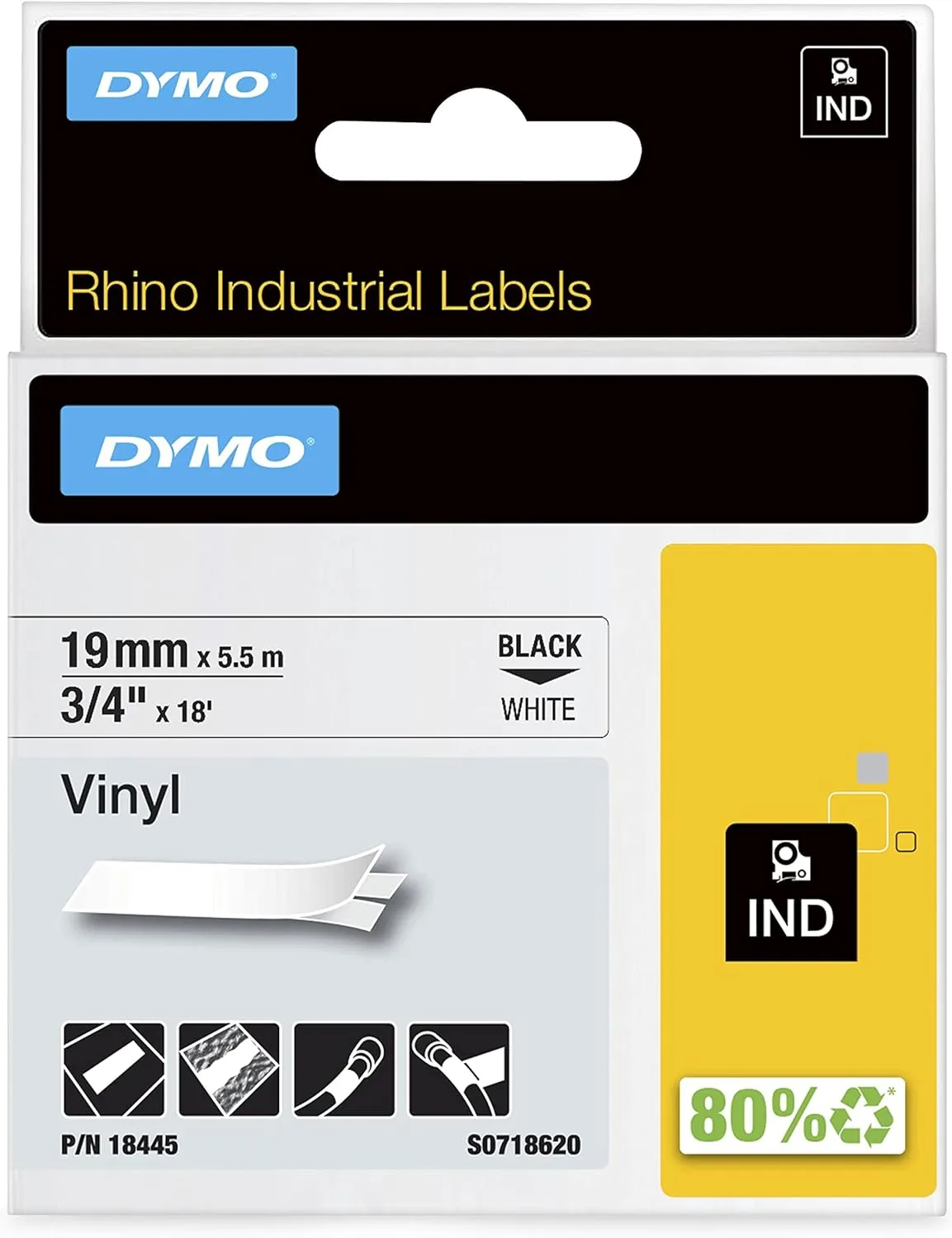 DYMO Rhino Industrial Vinyl Labels
