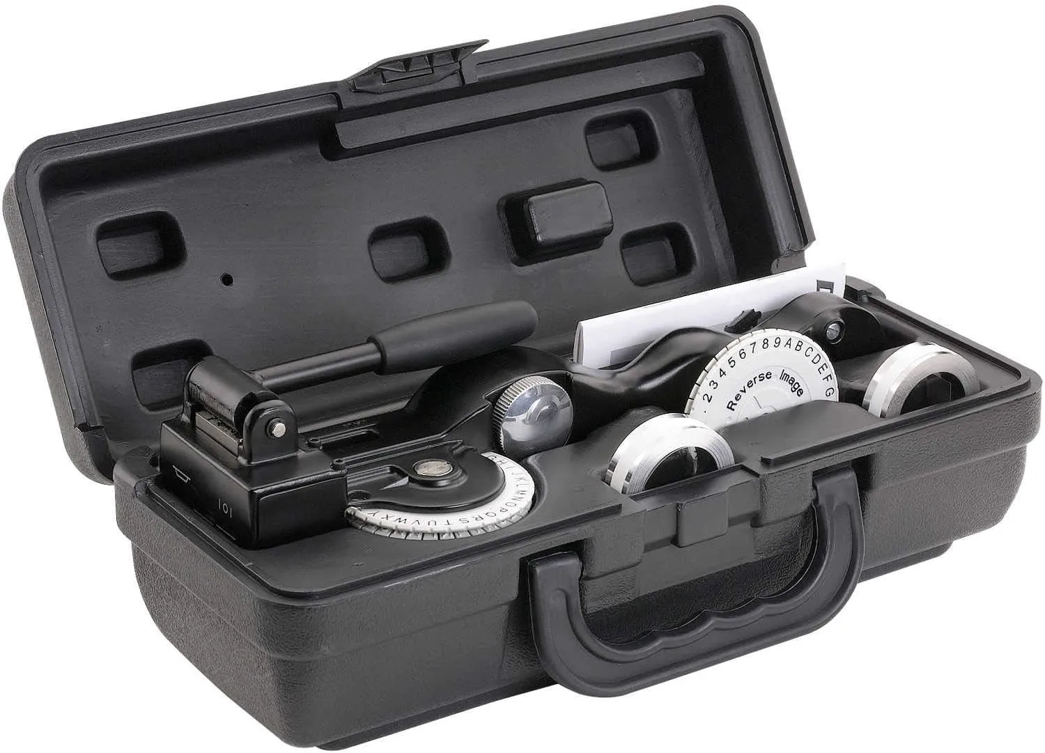 DYMO Rhino Labeler, 1011 Metal Tape Embossing System Kit Embosser