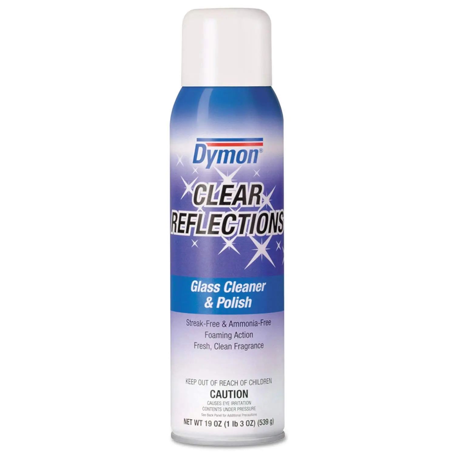Dymon Clear Reflections Aerosol Glass Cleaner, 20 oz