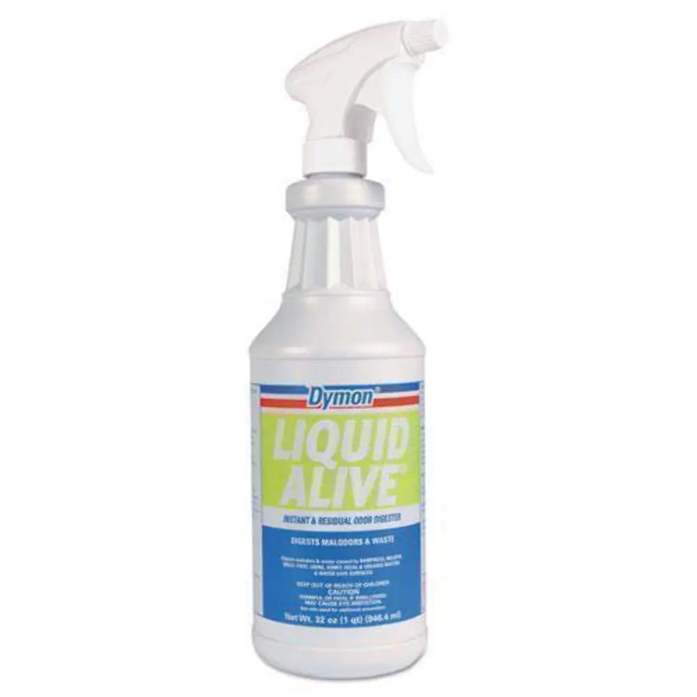 Dymon Liquid Alive Instant Odor Digester, 32 Fl Oz, Unscented