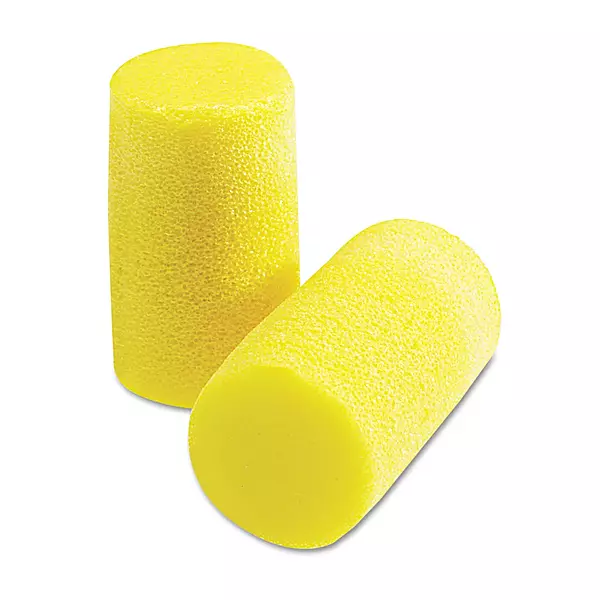E-A-R Classic Plus Uncorded Earplugs, PVC Foam, NRR 33 dB, 200 Pairs