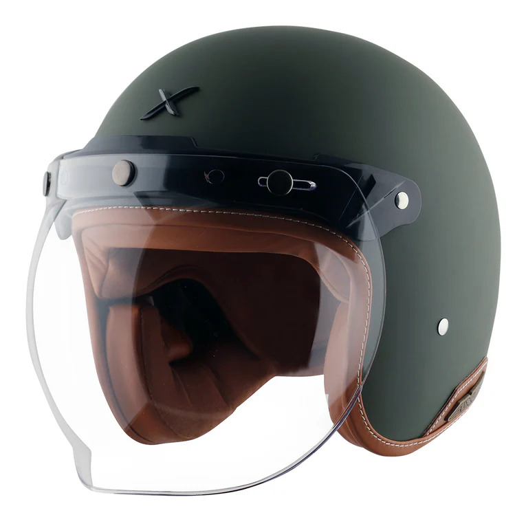 AXOR RETRO JET LEATHER DULL BATTLE GREEN (M)