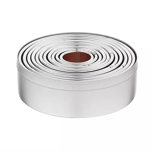 Vogue Round Plain Pastry Cutter Set (11 Pack)