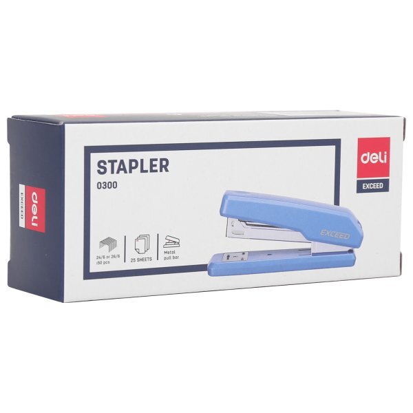 DELI E0300 EXCEED STAPLER - BLUE
