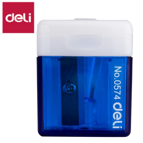 DELI E0574 PLASTIC SHARPENER/CANISTER