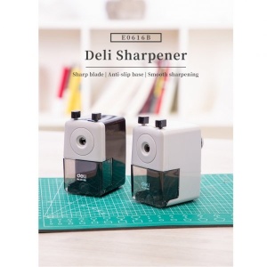 DELI E0616B ROTARY DESK SHARPENER