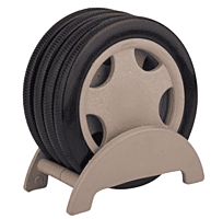 Reversible Tyre shape coaster set with stand (4 pcs)