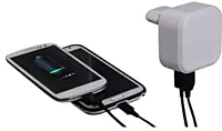 Wall and car charger- Dual USB