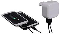 Wall and car charger- Dual USB