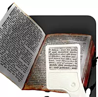 Mini magnifier with torch