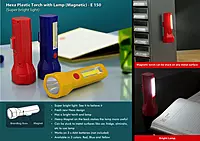 Hexa plastic torch with lamp