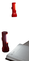 Hexa plastic torch with lamp