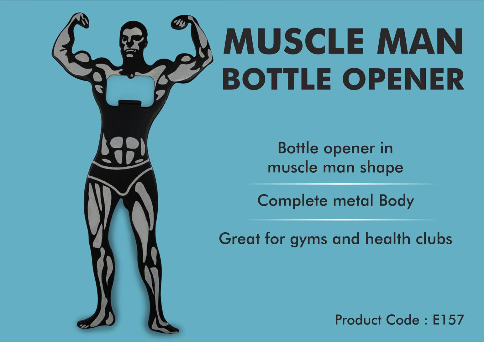 Muscle man Bottle opener